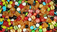 assorted colorful hard candies