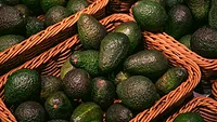 wicker baskets filled with avocados