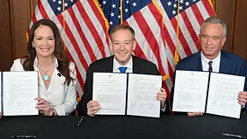 brooke rollins, lee zeldin, and rfk jr. signed MOU