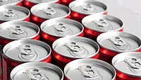 cans of soda or energy drink
