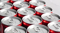 cans of soda or energy drink