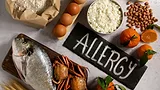 common food allergens and the word ALLERGY