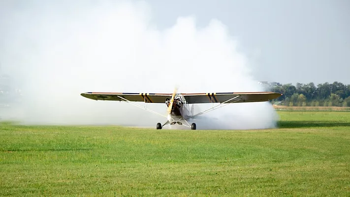 crop duster plane