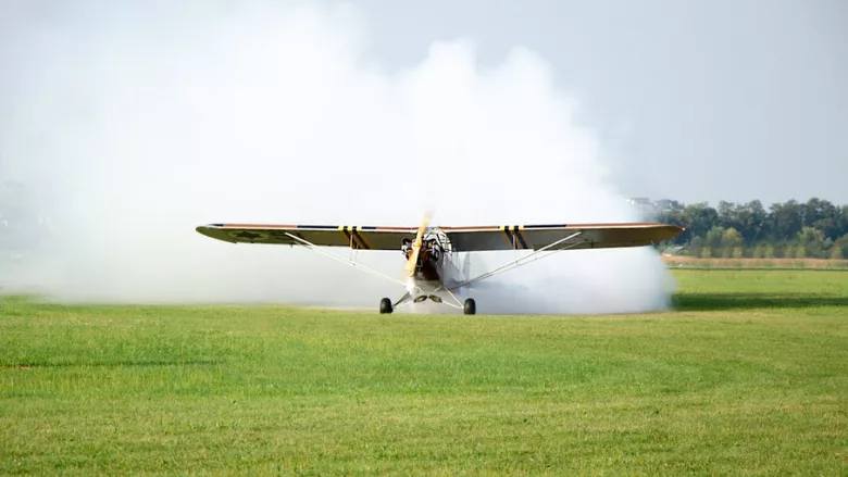 crop duster plane