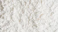 fine white powder like dried milk