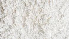 fine white powder like dried milk