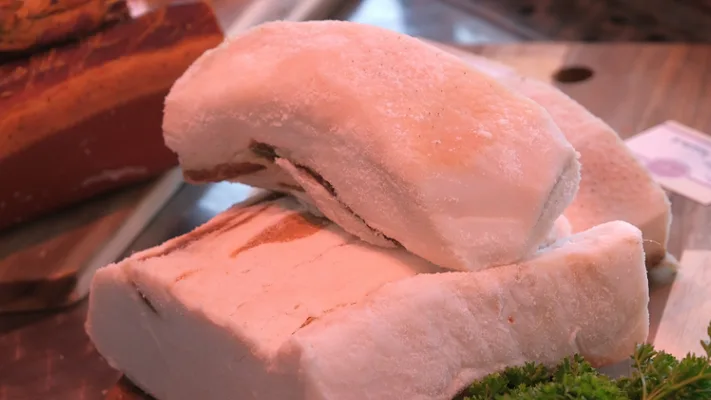 frozen meat pork bacon