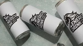 generic energy drink cans