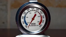 industrial oven thermometer gage
