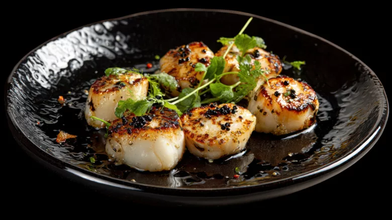 pan seared scallops
