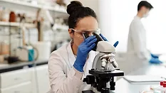 scientist working in the lab