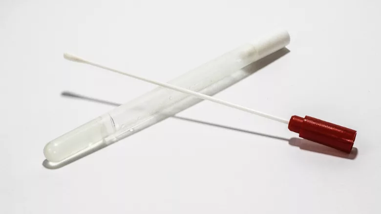 test swab and tube