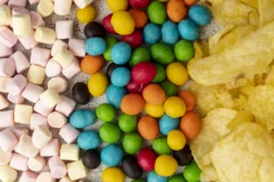 candy chips and marshmallows