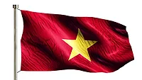 waving vietnam flag