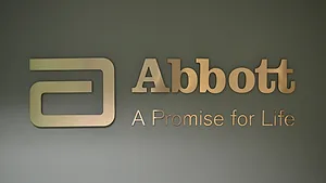 abbott nutrition logo wall plaque