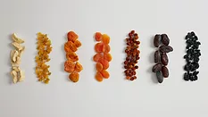 assortment of dried fruit