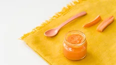 jar of carrot puree