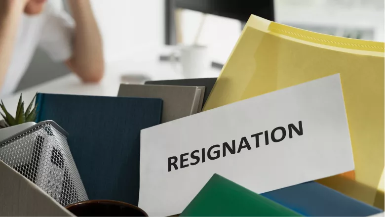 resignation letter