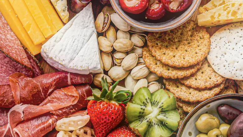 various foods