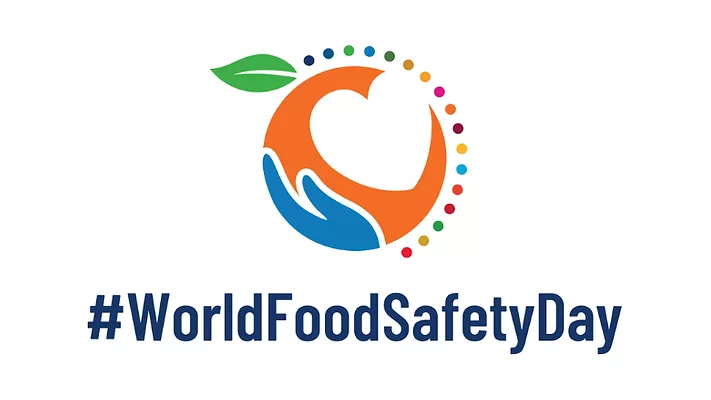 world food safety day logo and hashtag