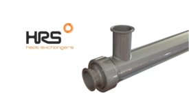 HRS Heat Exchangers logo and product model