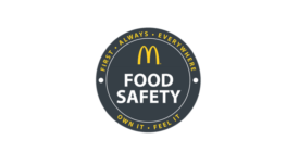 McDonalds food safety seal