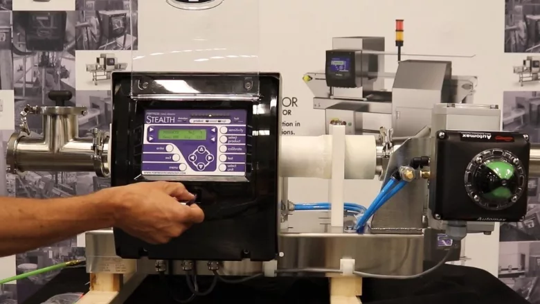 fortress technology Halo Automatic Testing system for the Meat Pump Metal Detector