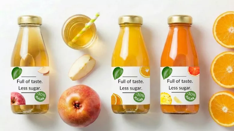 Austria Juice's line of reduced sugar juices