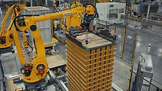 Signode food can palletizer