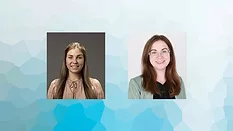 Carla Schwan and Lauren O'Connor headshots, winners of IAFNS Emerging Leaders Award