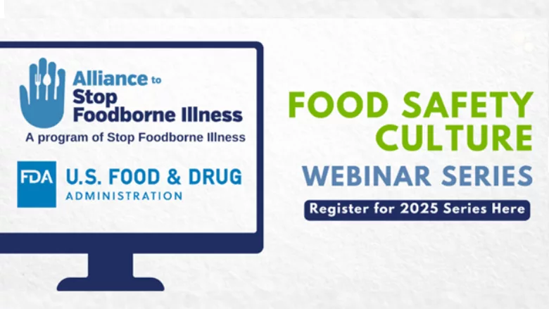 Alliance and FDA Food Safety Culture webinar series