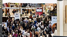 IFT FIRST attendees in expo hall