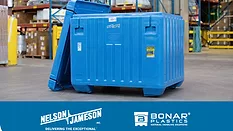 Nelson-Jameson Bonar Plastics reusable shipping container for dairy cultures