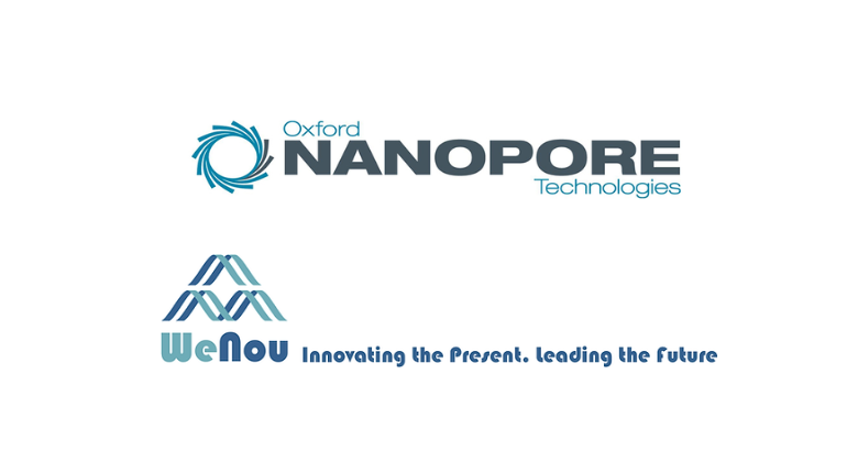 Oxford Nanopore and WeNou logos
