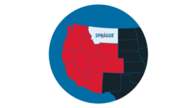 Sprague west coast footprint Montana acquisition graphic