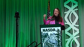 Brooke Rollins speaking at NASDA Annual Meeting