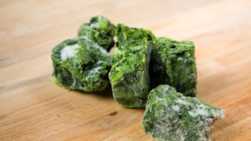 frozen spinach chunks