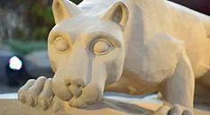 Penn State Nittany Lion statue