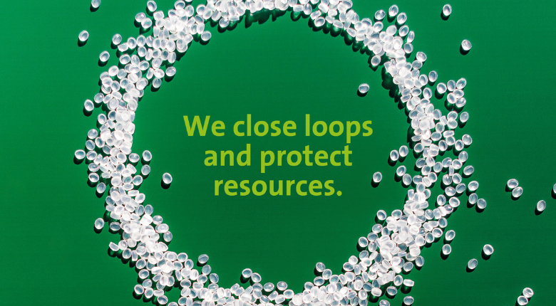 text that says "we close loops and protect resources"