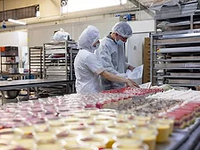 people on factory line