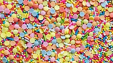 colorful decorative sprinkles