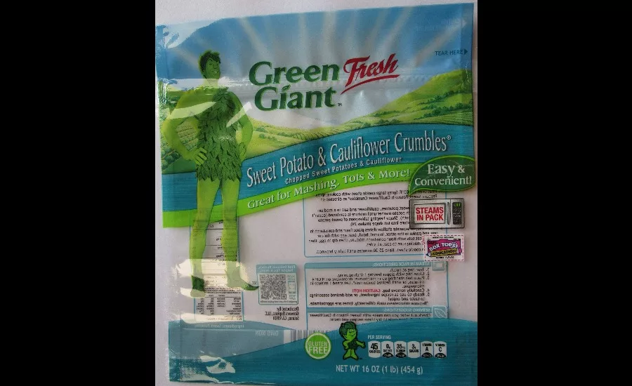 Green Giant Fresh sweet potato and cauliflower crumbles