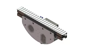 Dorner dry and wet cleaning modules for continuous cleansing on FlexMove Conveyors