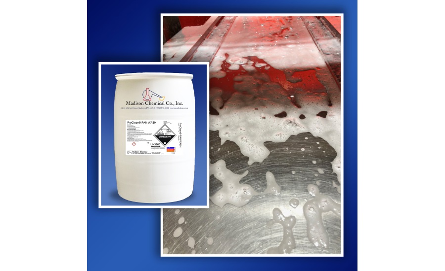 New Madison Chemical ProClean® PAN WASH is Ideal for Manual or Automatic Washing Operations 