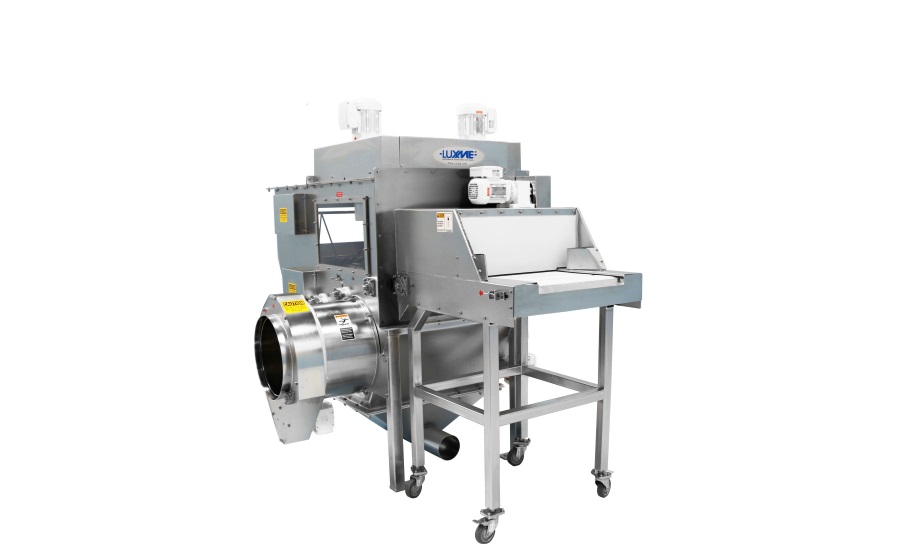 Luxme’s hygienic MiniLux food-grade bag slitter eliminates dust and cuts costs