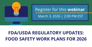 Food safety work plant webinar