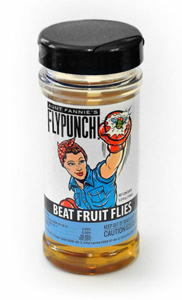 FlyPunch! Keeping Fruit Flies at Bay the Natural Way